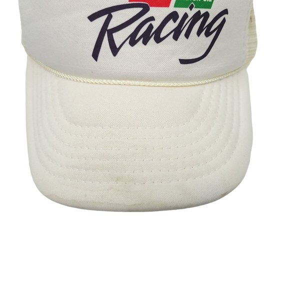 Vintage Headmost Castrol GTX Racing Mesh Snapback Trucker Hat Baseball Cap Foam - Picture 14 of 16